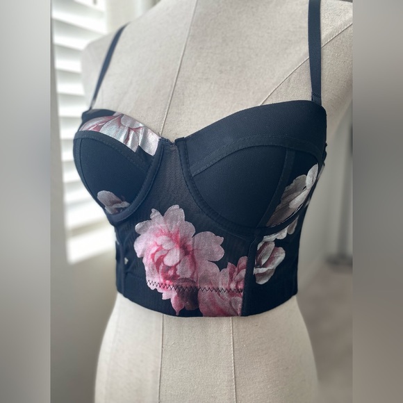 Tops - Floral Cami/Corset Top
